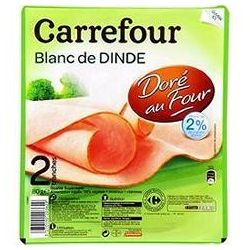 Carrefour 80G Blanc De Dinde X2 Crf