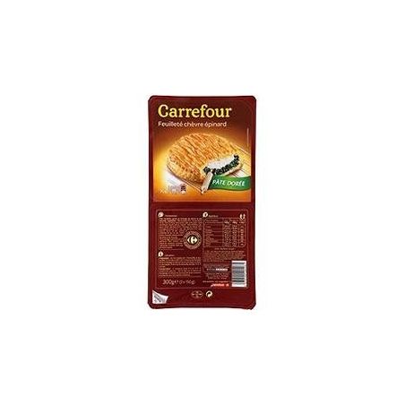 Carrefour 2X150G Feuill.Chevr/Epin.Crf