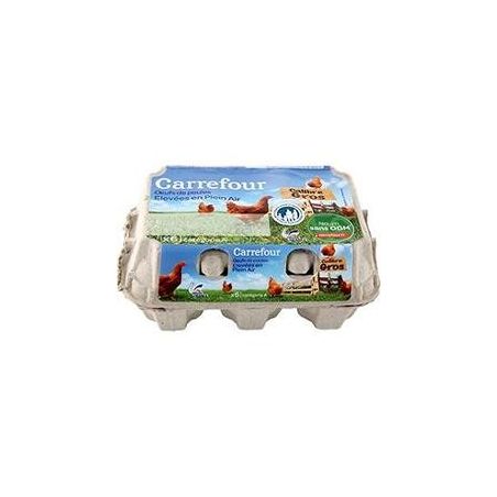 Carrefour X6 Œufs Gros Plein Air Crf