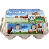 Carrefour X6 Œufs Gros Plein Air Crf