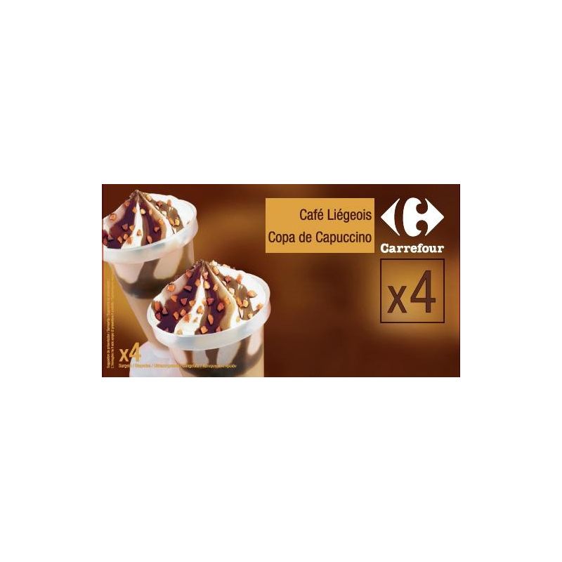 Carrefour 4 Cafe Liegeois Crf 255G