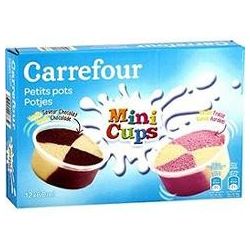 Crf Classic 368G Glace Vanille/Chocolat Vanille/Fraise X12 Minis Pots