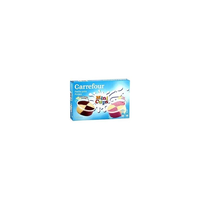 Crf Classic 368G Glace Vanille/Chocolat Vanille/Fraise X12 Minis Pots