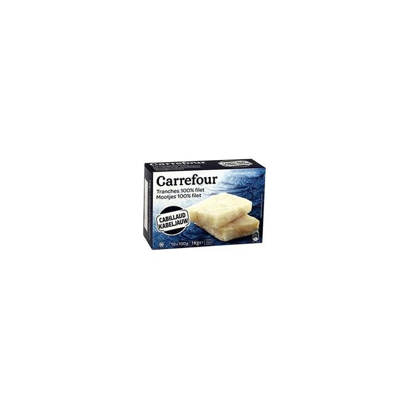 Carrefour 10X100G Cabillaud Nature Crf