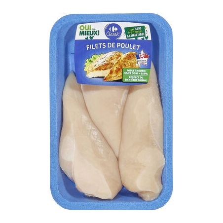 Carrefour Kg Filet.Plt Blc Certif.X3 Crf
