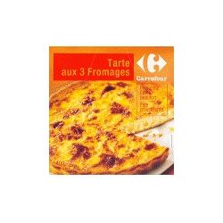 Carrefour 400G Tarte Aux 3 Fromages Crf