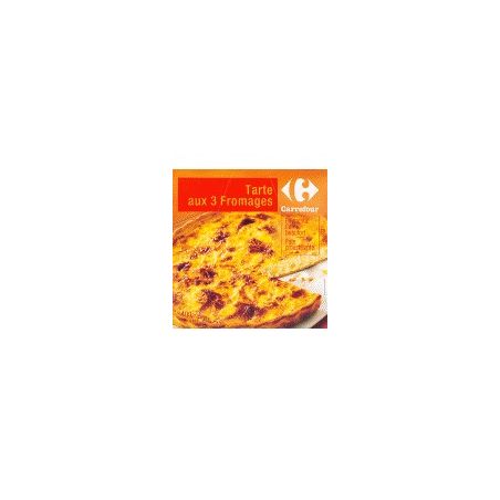 Carrefour 400G Tarte Aux 3 Fromages Crf