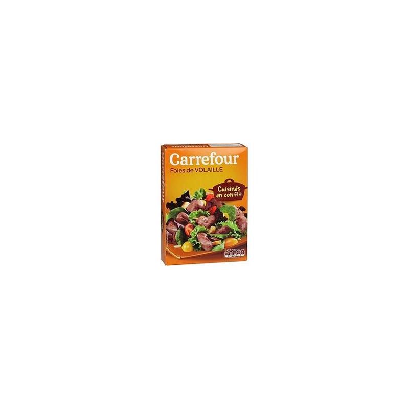 Carrefour 300G Foies De Volaille Cuisinés En Confit Crf