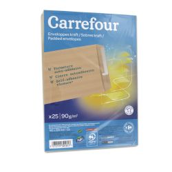 Carrefour 25 Enveloppes Kraft 162X229 Crf