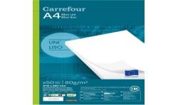 Carrefour Bloc De Papier Vierge 50 Pages A4 210X297 - Crf