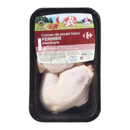 Carrefour Kg Cuisses Poulet Blc X2 Crf