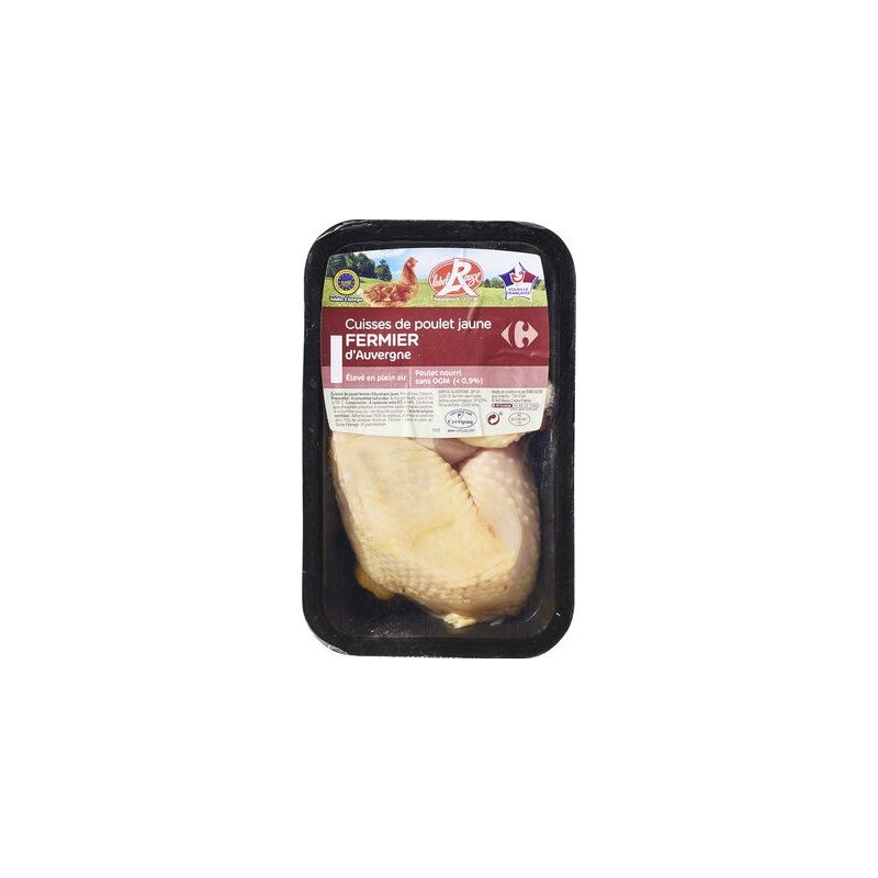 Carrefour Kg Cuisses Poulet Jaune X2 Crf