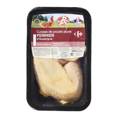 Carrefour Kg Cuisses Poulet Jaune X2 Crf