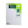 Carrefour Papier D'Impression Ramette 500 Feuilles 80Grs 21X29,7Cm