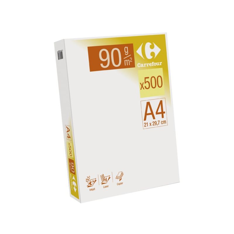 Carrefour Ramette 500 Feuilles 90Grs A4