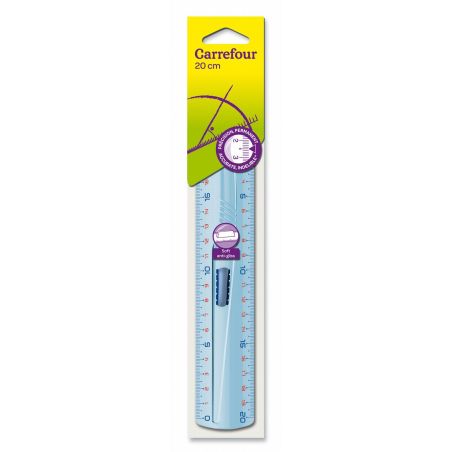 Carrefour Double Decimetre Plastique Crf