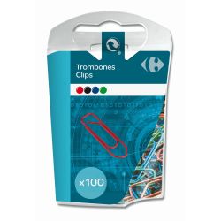 Carrefour 100 Attaches Lettres Couleur Crf