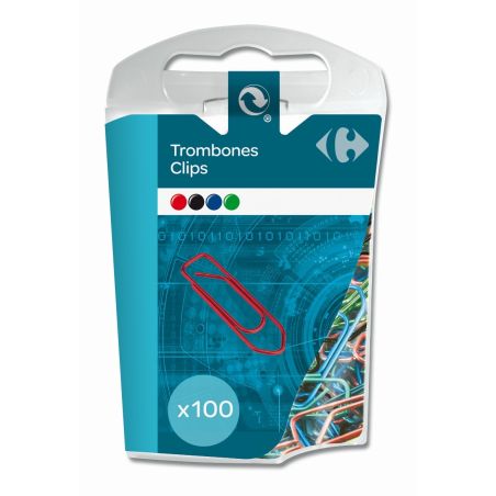 Carrefour 100 Attaches Lettres Couleur Crf
