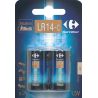 Carrefour 2 Piles Alcalines Lr14 Crf