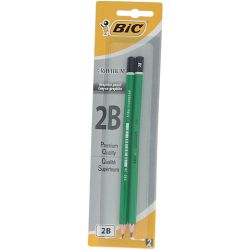 Bic Crayon À Papier Criterium 2B - 550 Vert 2 Unités