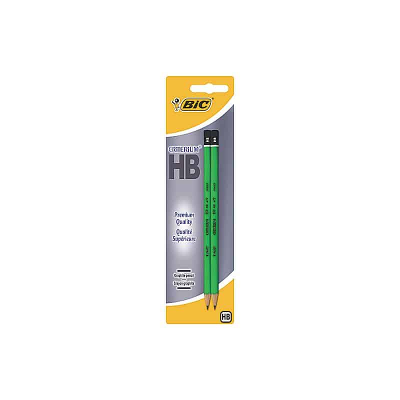 Bic Crayon À Papier Criterium Hb - 550 Vert 2 Unités