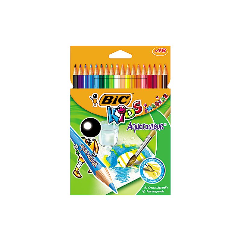 Bic K 18Cray.Coul.Aquacouleur