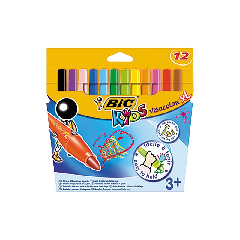 Bic 12 Feut.Color.Visacolor