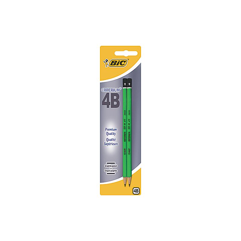 Bic 2 Cray.Graphite Criter 4B