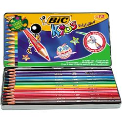 Bic Crayons De Couleur Kids Evolution Ecolutions (Lot 12)