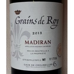 Grains De Roy Cave Crouseilles Madiran Vin Rouge : La Bouteille 75 Cl