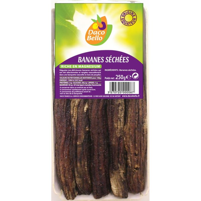 Daco Bello 250G Banane Seche Equateur