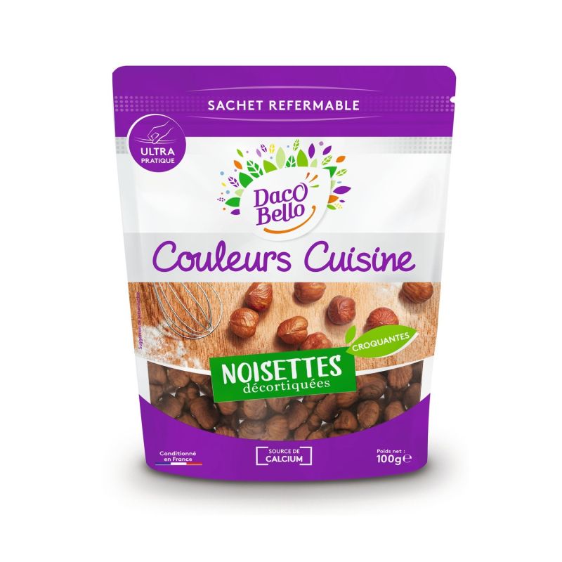 Daco Bello Noisettes Décortiquées: Le Sachet De 100G