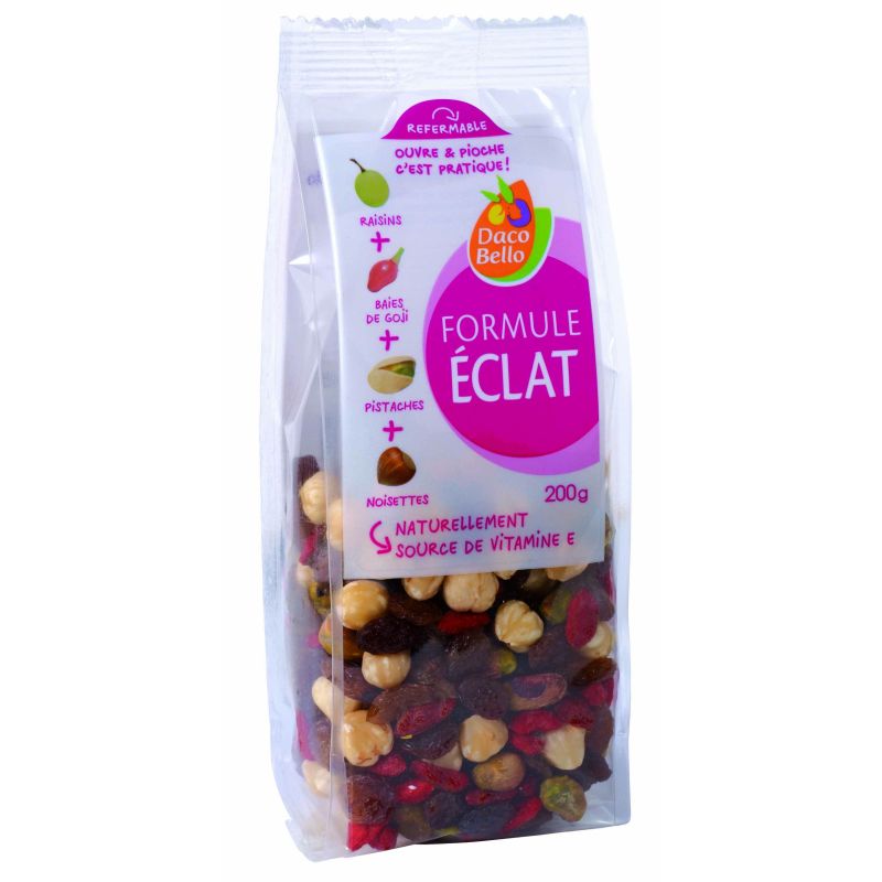 Daco Bello Assortiment Noix Fruits Secs Formule Eclat 200G