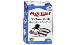 Agrilait 1L Lait Uht 1/2 Ecreme Slim