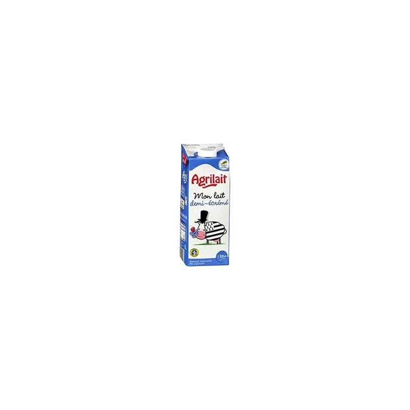 Agrilait 1L Lait Uht 1/2 Ecreme Slim