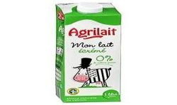 Agrilait 1L Lait Uht Slim Ecreme Normandie