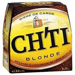 Ch'Ti Bière Blonde Btl 6X25Cl