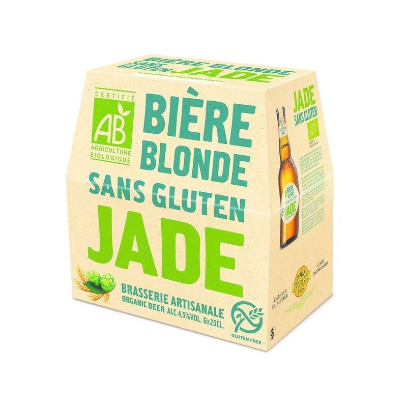 La Jade Bière Bio Sans Gluten 4,5% 6X25Cl