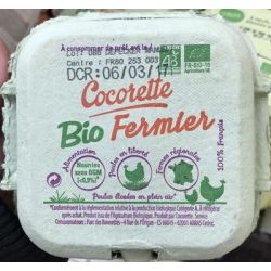 Cocorette Bte 4 Œufs Bio Fermier