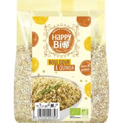 Happy Bio Boulgour Et Quinoa : Le Paquet De 500G