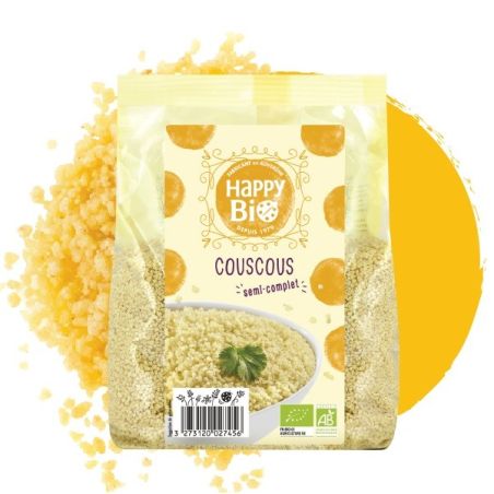 Happy Bio Couscous Semi Complet 400G