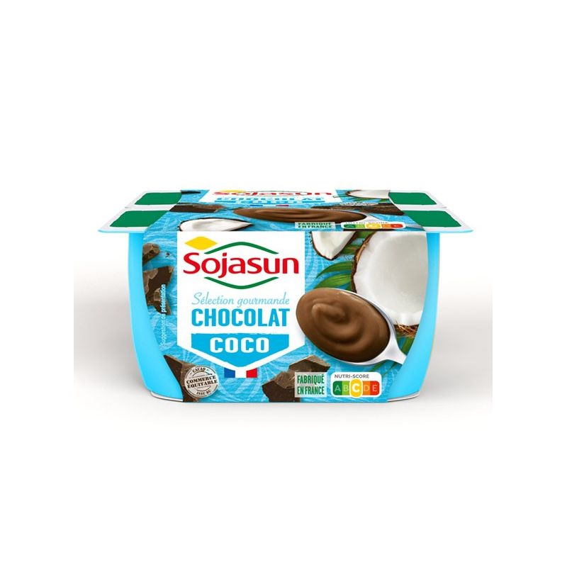 Sojasun 4X100G Spécialité Végétale Coco Chocolat