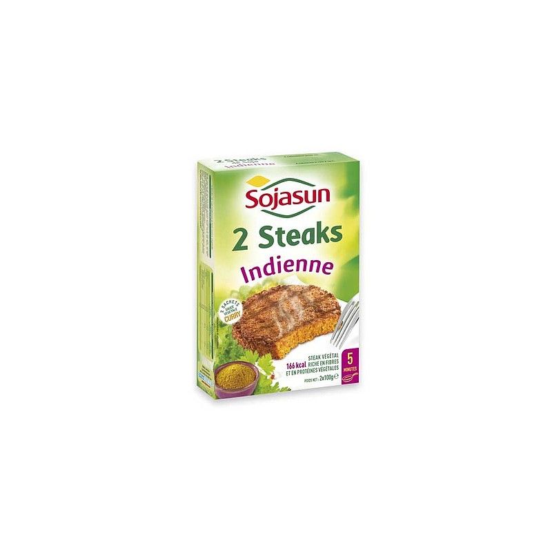 Sojasun Steak De Soja A L`Indienne 2X100G