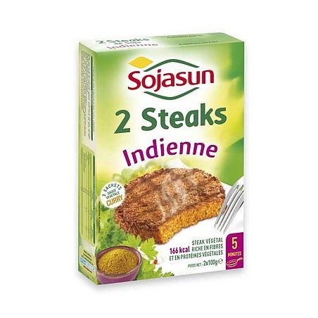 Sojasun Steak De Soja A L`Indienne 2X100G