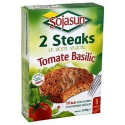 Sojasun Steak De Soja Tomate Basilic 2X100G