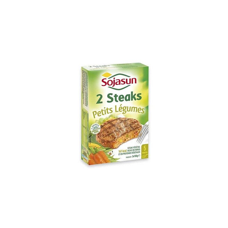 Sojasun Steak De Soja Petits Legimes 2X100G