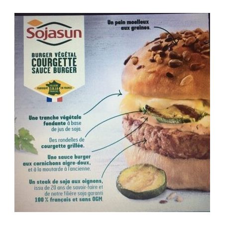 Sojasun Burger Courg.Sce 350G