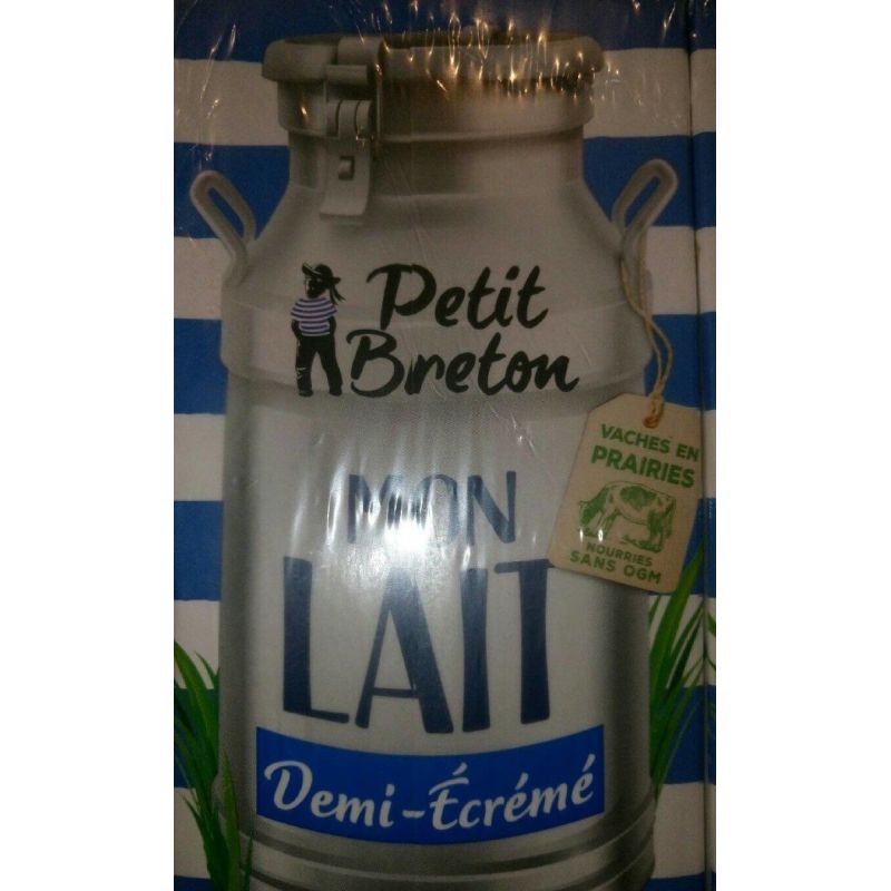 Petitbreto Petit Breton Lait Demi Écrémé Uht Brik 6X1L