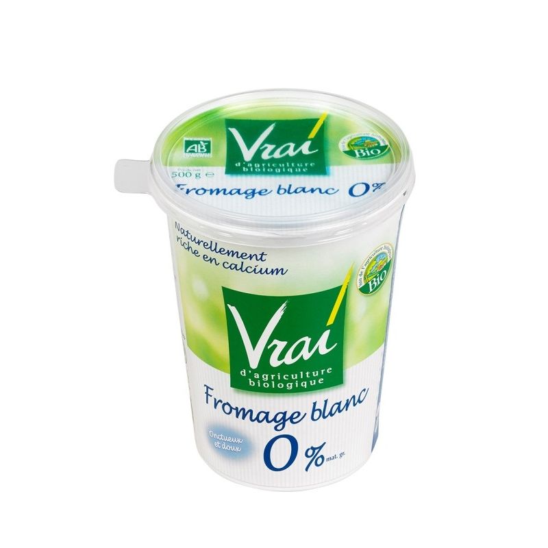 Vrai Fromage Frais Nature 0%Mg 500G