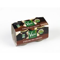 Vrai 2X125G Yaourt Delice Chocolat Bio